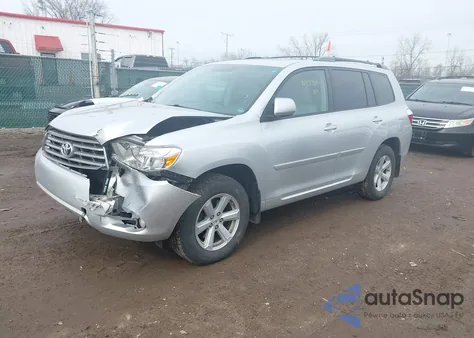 2010 Toyota Highlander Se V6 from USA, damaged, VIN 5TDKK3EH7AS009893